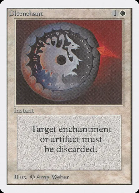 Disenchant, Magic card 2ED 19 — Unlimited Edition set