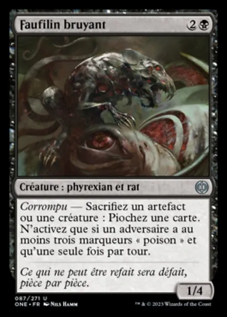 Faufilin bruyant, carte Magic ONE 87 — extension Tous Phyrexians