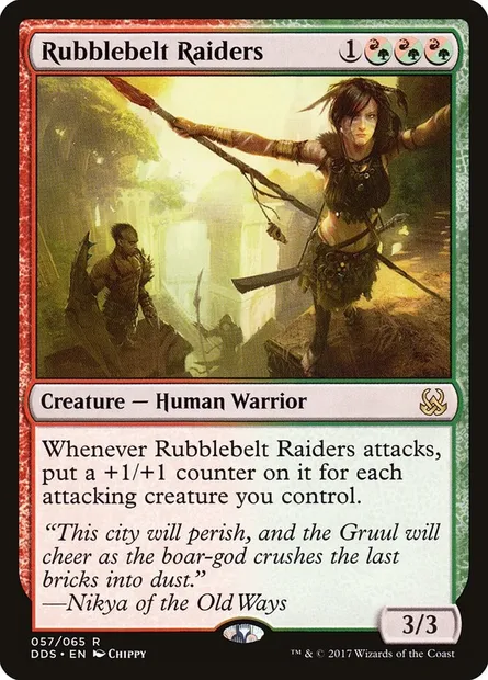 Pillards des Éboulis, carte Magic DDS 57 — extension Duel Decks: Mind vs. Might