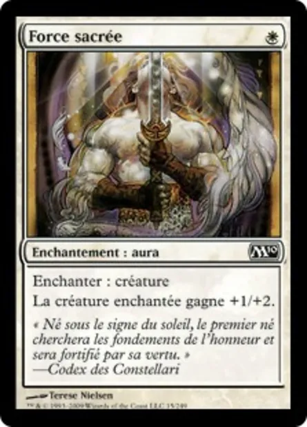Force sacrée, carte Magic M10 15 — extension Magic 2010