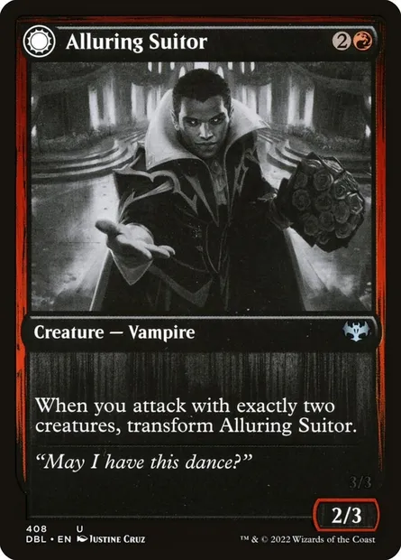 Alluring Suitor // Deadly Dancer, Magic card DBL 408 — Innistrad: Double Feature set
