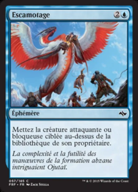 Escamotage, carte Magic FRF 57 — extension Destin reforgé
