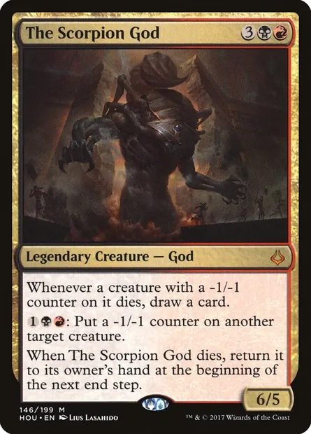 The Scorpion God, Magic card HOU 146 — Hour of Devastation set