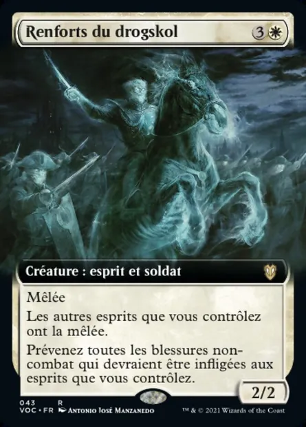 Renforts du drogskol, carte Magic VOC 43 — extension Crimson Vow Commander