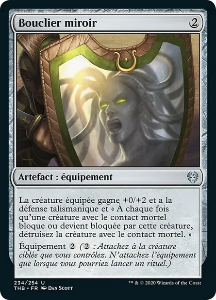 Bouclier miroir, carte Magic THB 234 — extension Theros Beyond Death