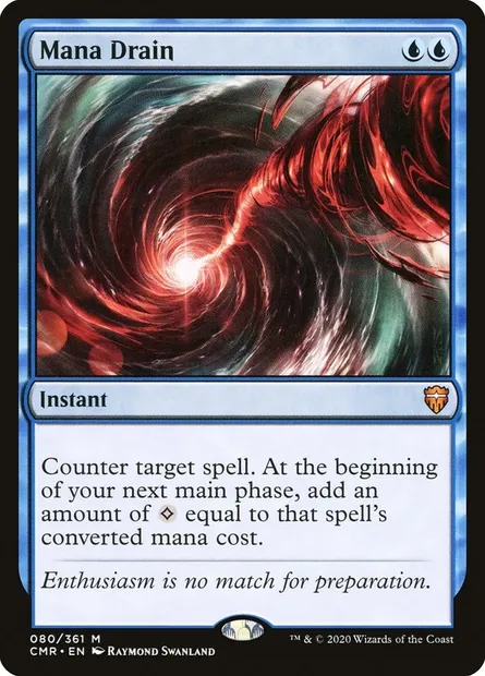 Mana Drain, Magic card CMR 80 — Commander Legends set