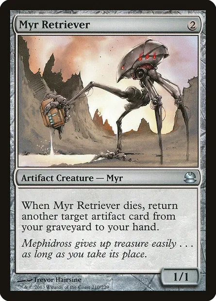 Myr Retriever, Magic card MMA 210 — Modern Masters set