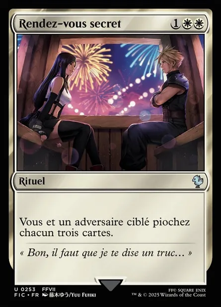 Rendez-vous secret, carte Magic FIC 253 — extension Final Fantasy Commander