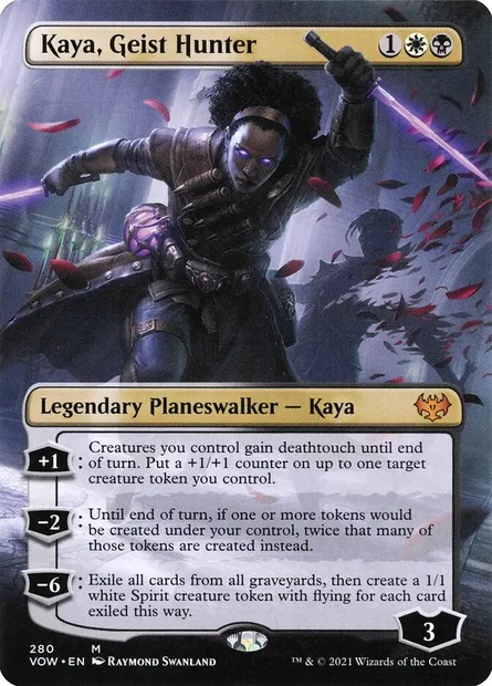 Kaya, Geist Hunter, Magic card VOW 280 — Innistrad: Crimson Vow set