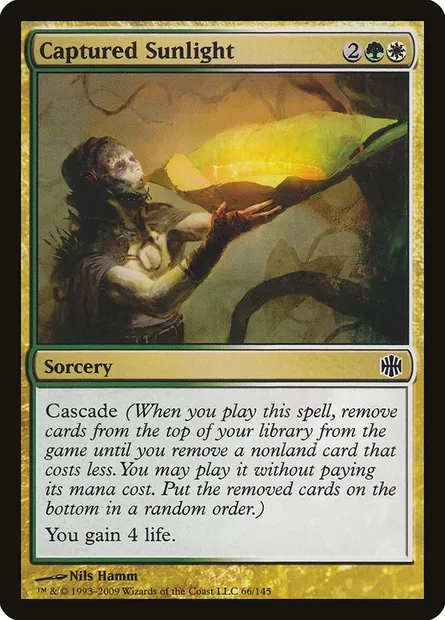 Captured Sunlight, Magic card ARB 66 — Alara Reborn set