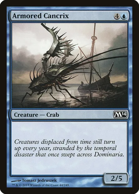 Armored Cancrix, Magic card M14 44 — Magic 2014 set