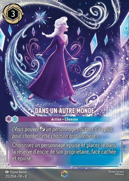 Dans un autre monde, carte Disney Lorcana CH8-213 — extension Le Règne de Jafar