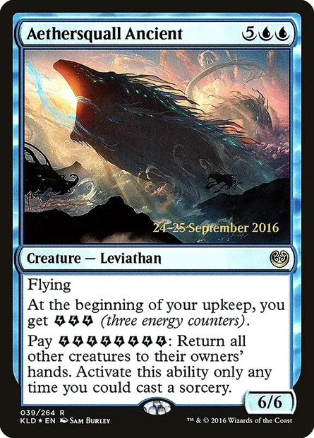 Aethersquall Ancient, Magic card PKLD 39s — Kaladesh Promos set