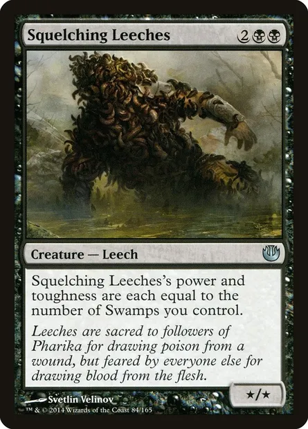 Squelching Leeches, Magic card JOU 84 — Journey into Nyx set