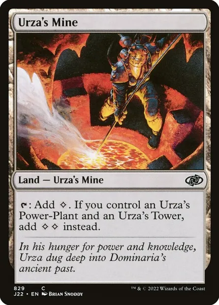 Urza's Mine, Magic card J22 829 — Jumpstart 2022 set