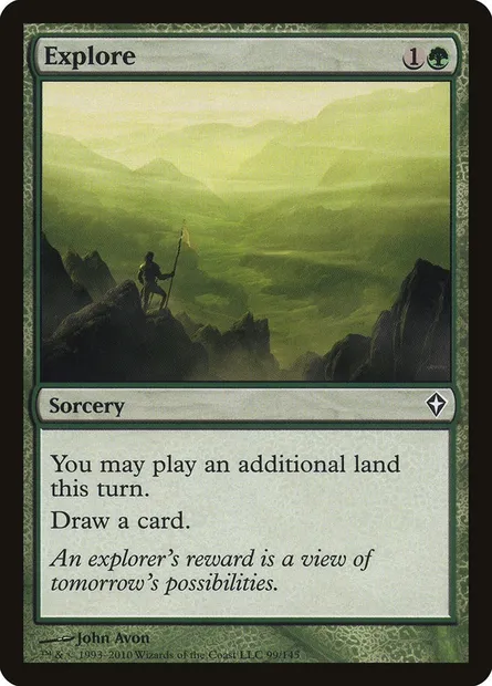 Explore, Magic card WWK 99 — Worldwake set