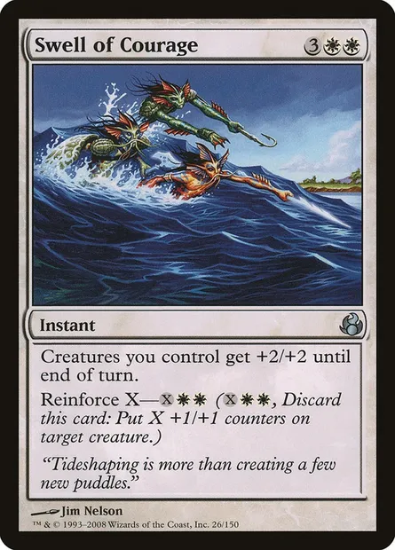 Swell of Courage, Magic card MOR 26 — Morningtide set
