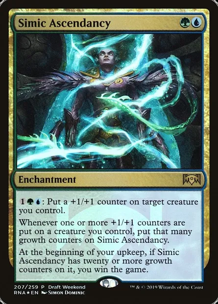 Simic Ascendancy, Magic card PRNA 207 — Ravnica Allegiance Promos set