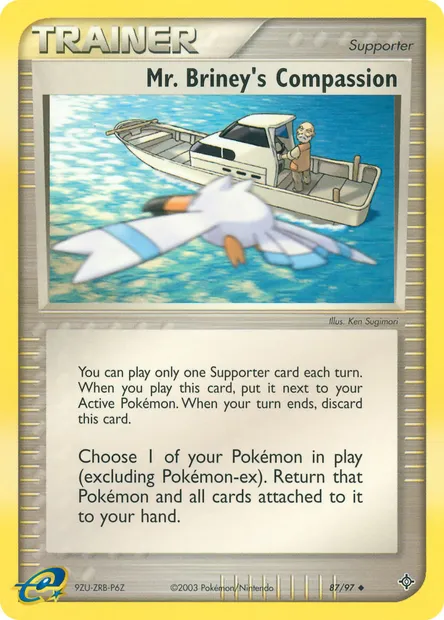 Mr. Briney's Compassion, Pokémon card DR 87 — Dragon set