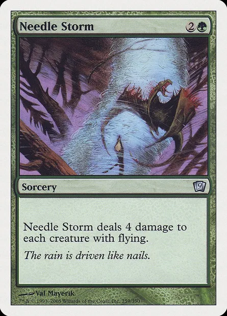 Needle Storm, Magic card 9ED 259 — Ninth Edition set