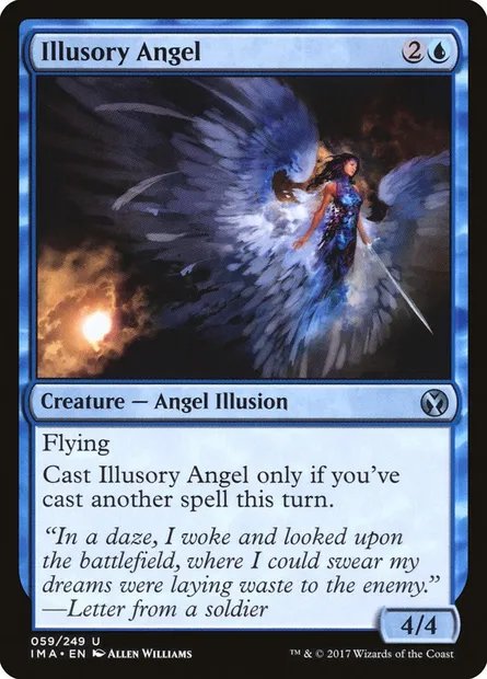 Illusory Angel, Magic card IMA 59 — Iconic Masters set