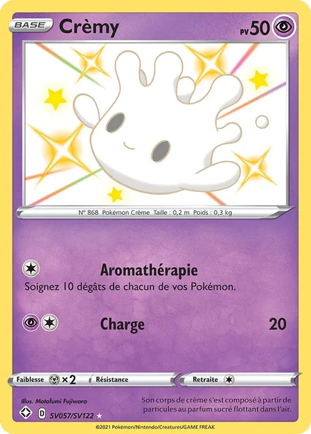 Crèmy, carte Pokémon SHF SV057 — extension Destinées Radieuses