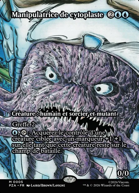 Manipulatrice de cytoplaste, carte Magic PZA 5 — extension Teenage Mutant Ninja Turtles Source Material