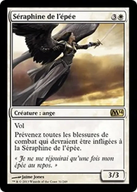 Séraphine de l'épée, carte Magic M14 31 — extension Magic 2014