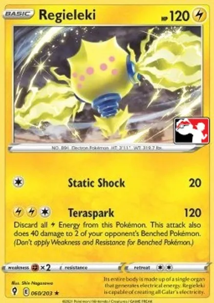 Regieleki, Pokémon card PPS 060 — Play! Pokémon Prize Pack Series set