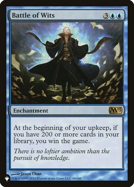 Jeu d'esprits, carte Magic PLST M13-44 — extension The List
