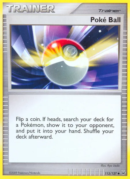 Poké Ball, Pokémon card PL 113 — Platinum set