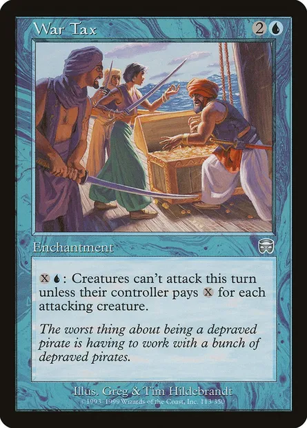 War Tax, Magic card MMQ 113 — Mercadian Masques set
