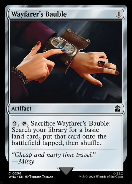 Wayfarer's Bauble, Magic card WHO 256 — Doctor Who set