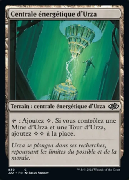 Centrale énergétique d'Urza, carte Magic J22 830 — extension Jumpstart 2022
