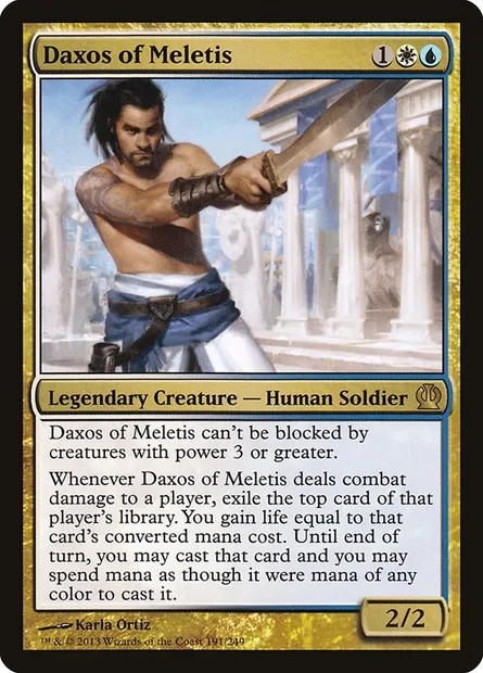 Daxos of Meletis, Magic card THS 191 — Theros set