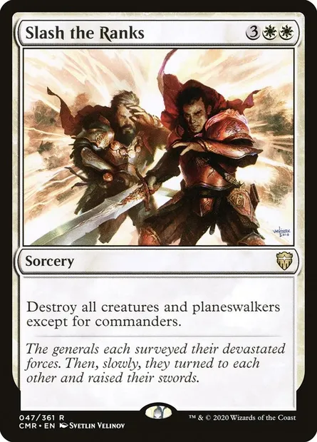 Slash the Ranks, Magic card CMR 47 — Commander Legends set