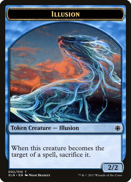 Illusion, carte Magic TXLN 2 — extension Ixalan Tokens