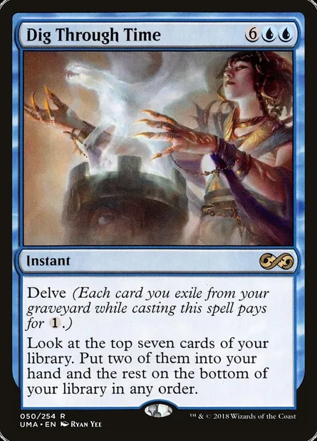 Dig Through Time, Magic card UMA 50 — Ultimate Masters set
