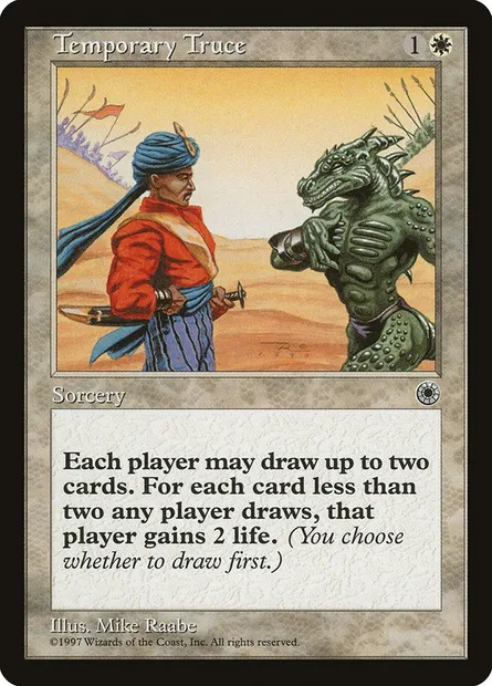Trêve limitée, carte Magic POR 33 — extension Portal