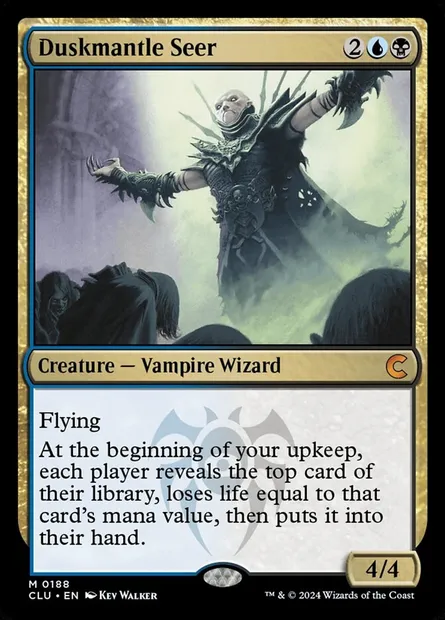 Duskmantle Seer, Magic card CLU 188 — Ravnica: Clue Edition set