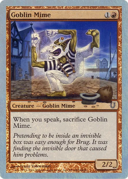 Goblin Mime, Magic card UNH 78★ — Unhinged set