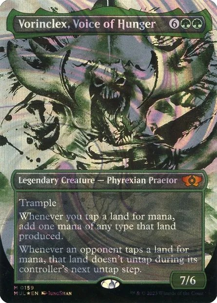 Vorinclex, Voix de la Voracité, carte Magic MUL 159 — extension Multiverse Legends