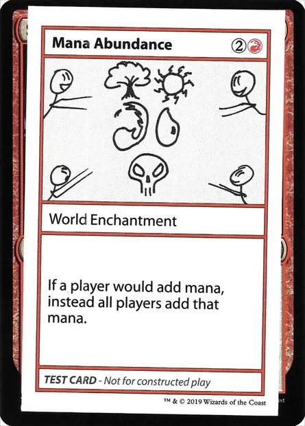 Mana Abundance, Magic card CMB2 58 — Mystery Booster Playtest Cards 2021 set