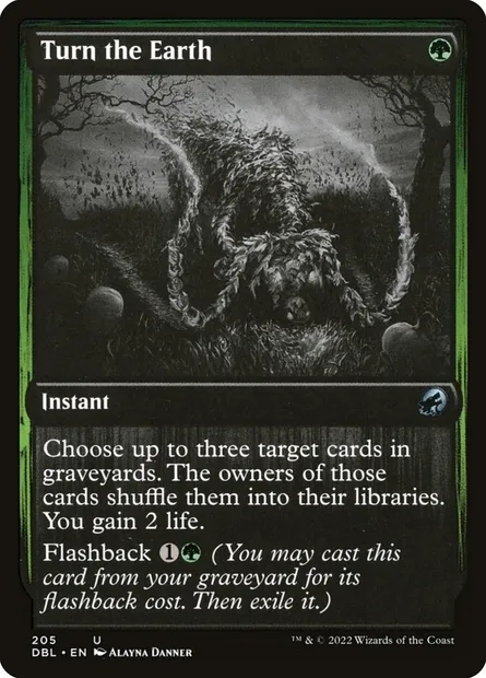 Turn the Earth, Magic card DBL 205 — Innistrad: Double Feature set