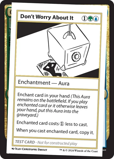 Don't Worry About It, carte Magic MB2 592 — extension Mystery Booster 2