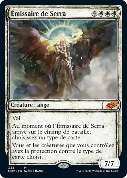 Émissaire de Serra, carte Magic MH2 333 — extension Horizons du Modern 2