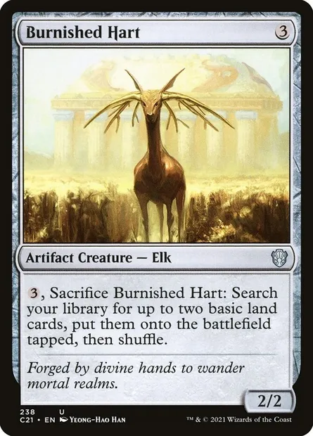 Burnished Hart, Magic card C21 238 — Commander 2021 set