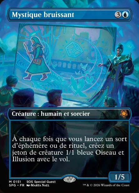 Mystique bruissant, carte Magic SPG 151 — extension Special Guests
