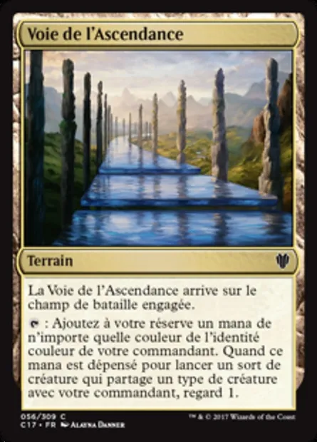 Voie de l'Ascendance, carte Magic C17 56 — extension Commander 2017