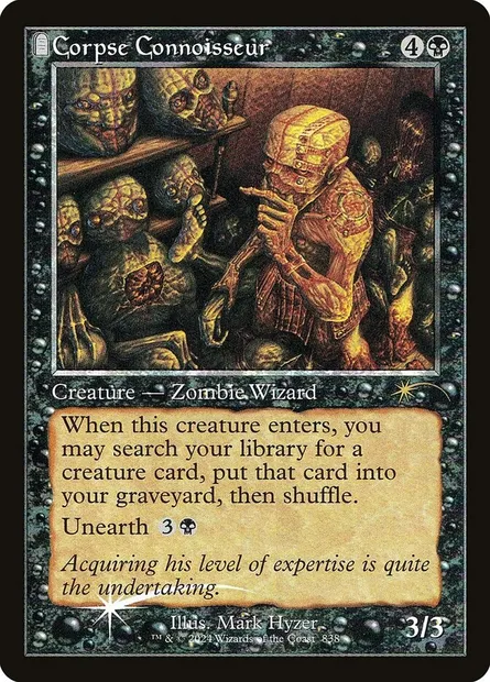 Corpse Connoisseur, Magic card SLD 838 — Secret Lair Drop set